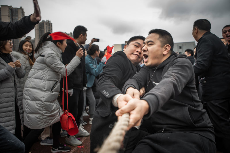 经济与管理学院238名师生参加贵州工程职业学院第六届冬季运动会(图6)